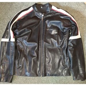 Celebs Wear Black Leather Motorcycle Jacket